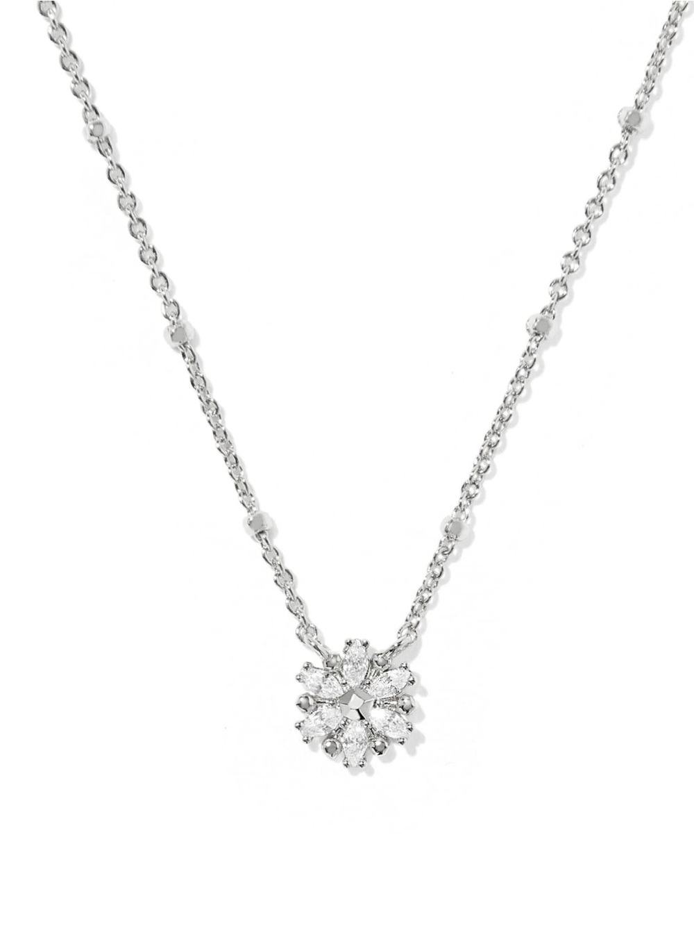 Kendra Scott Mylah Silver Short Pendant Necklace